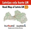 Latvijas ceļu karte LM (Kurtuesi)